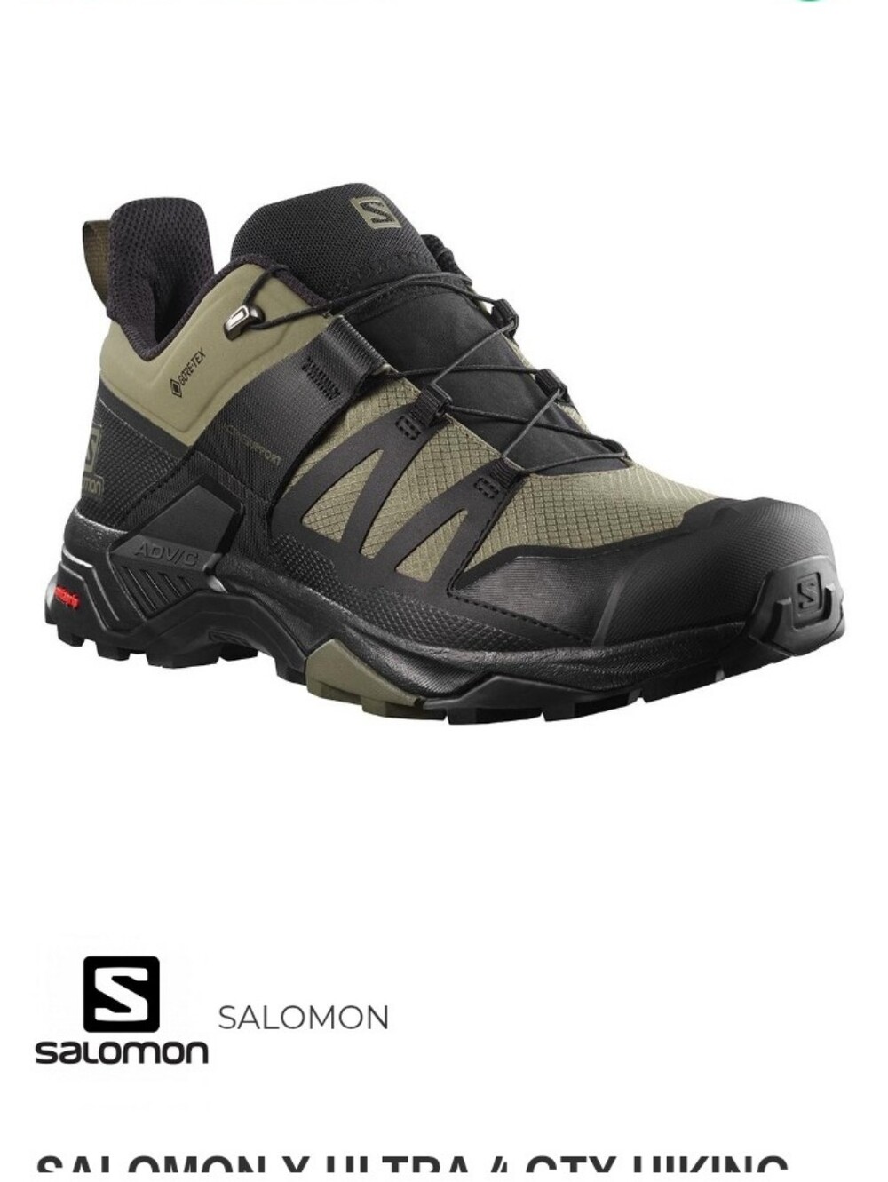 Salomon X Ultra 4 GTX Hiking Shoes Men's US 7.5